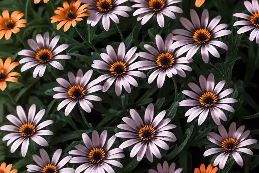 Osteospermum ‘orange symphony’ (african daisy)