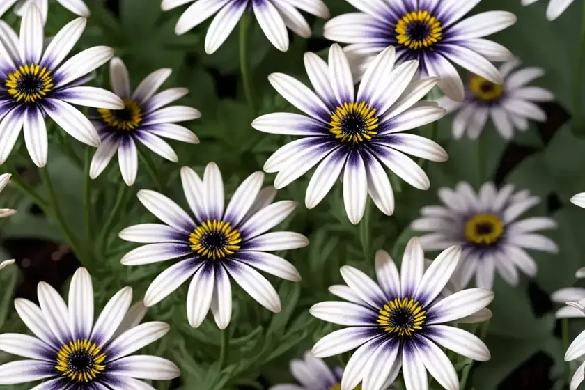 Osteospermum ‘voltage white’ (african daisy) — photo 2