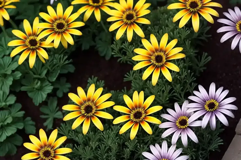 Osteospermum ‘voltage yellow’ (african daisy) — photo 2