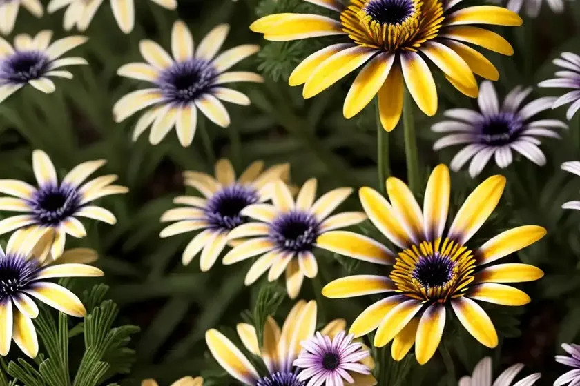 Osteospermum ‘voltage yellow’ (african daisy)