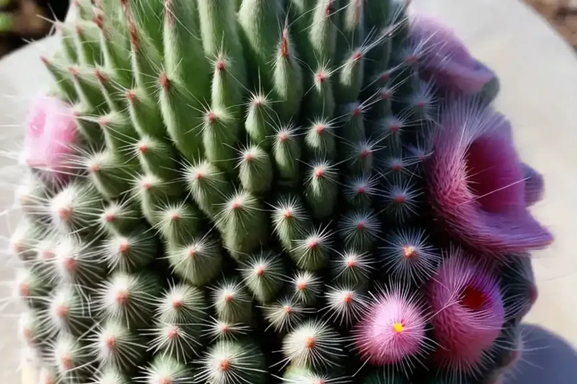 Owl-eye pincushion (mammillaria parkinsonii) — photo 3