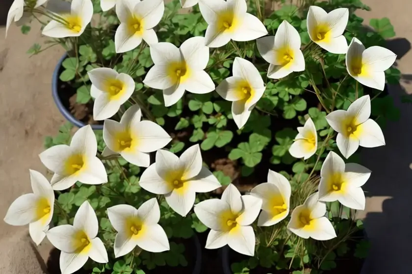 Oxalis carnosa (oxalis megalorrhiza) — photo 2