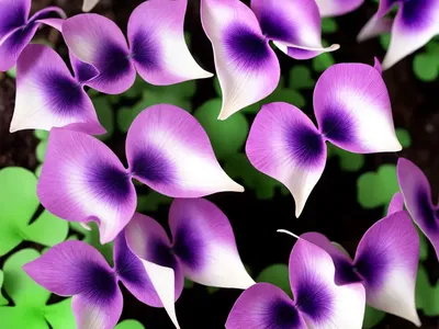Oxalis Triangularis Subsp. Papilionacea (Purple Shamrock)