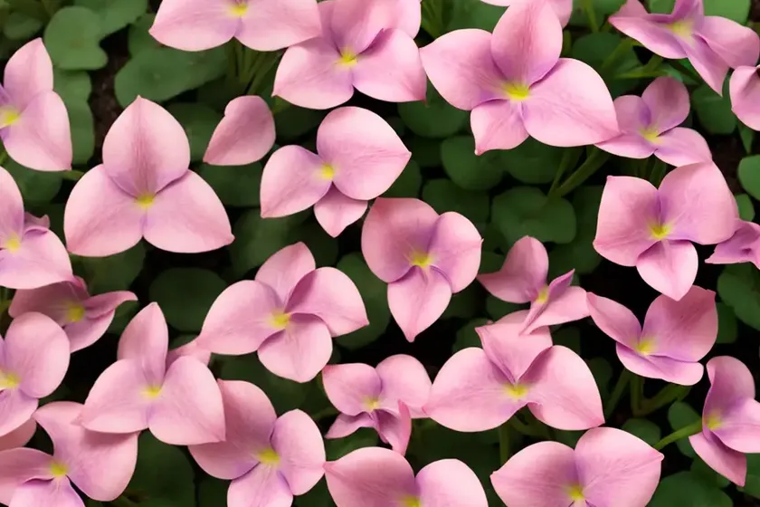 Oxalis vulcanicola ‘zinfandel’)
