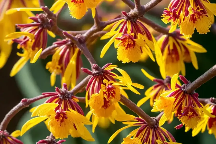 Ozark witch hazel (hamamelis vernalis ‘carnea’) — photo 2