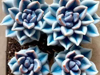 Pachyphytum ‘Blue Haze’ (Pachyphytum ‘Blue Haze’)