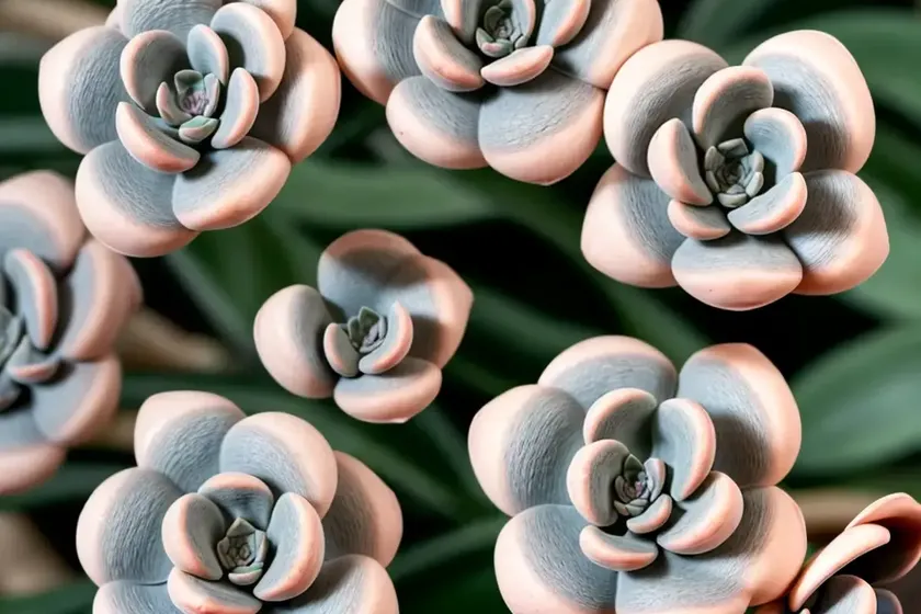 Pachyveria exotica’ (pachyveria ‘powder puff’) — photo 2
