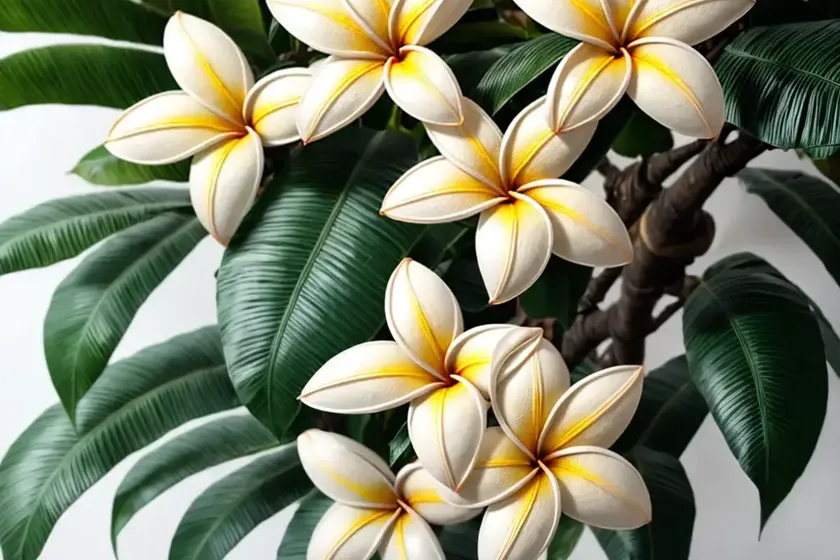 Pagoda-tree (plumeria alba) — photo 2