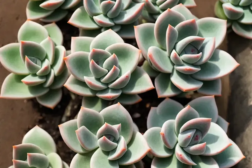 Painted echeveria (echeveria nodulosa) — photo 2