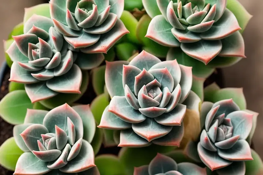 Painted echeveria (echeveria nodulosa) — photo 3