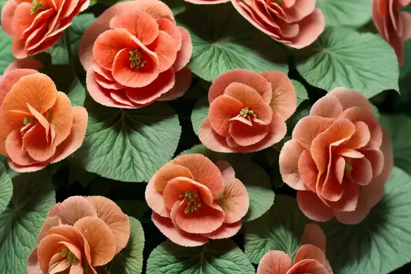 Painted-leaf begonia (begonia rex) — photo 2