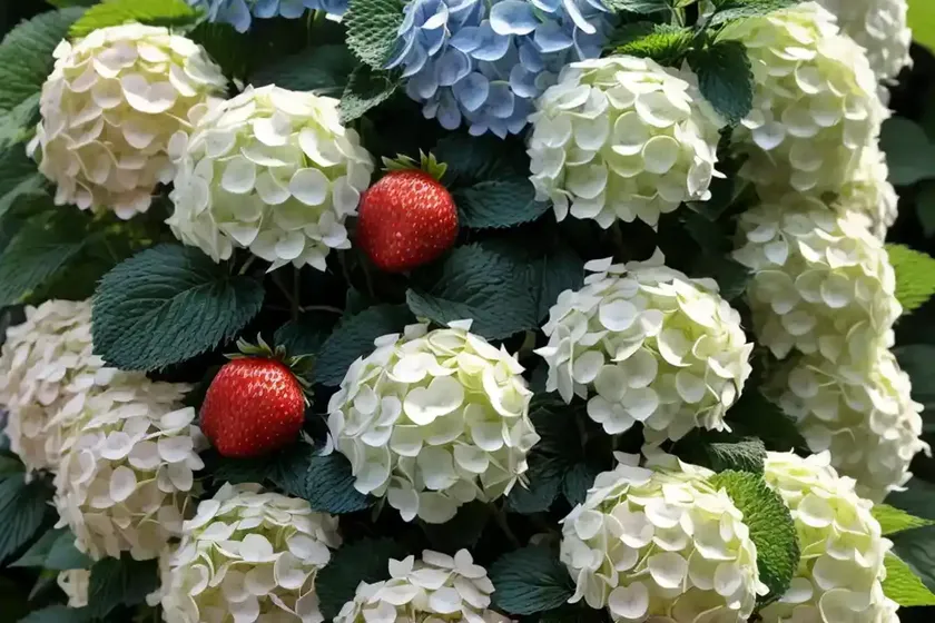 Panicle Hydrangea (Hydrangea Paniculata ‘Rensun’ STRAWBERRY SUNDAE) — photo 2