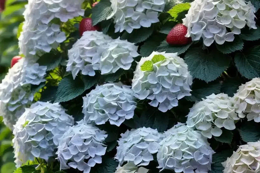 Panicle Hydrangea (Hydrangea Paniculata ‘Rensun’ STRAWBERRY SUNDAE) — photo 3