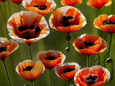 Papaver Orientale ‘Fancy Feathers’ (Oriental Poppy)