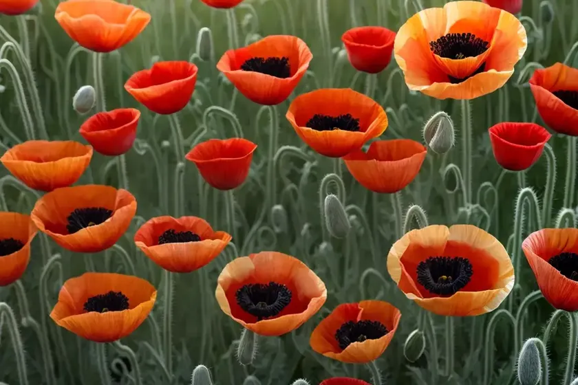Papaver rupifragum ‘flore pleno’ (spanish poppy) — photo 2