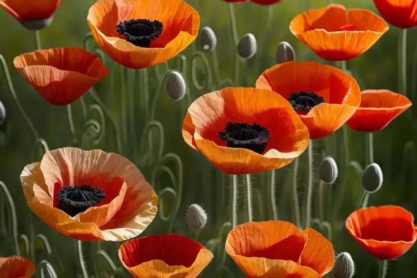 Papaver rupifragum ‘flore pleno’ (spanish poppy) — photo 3