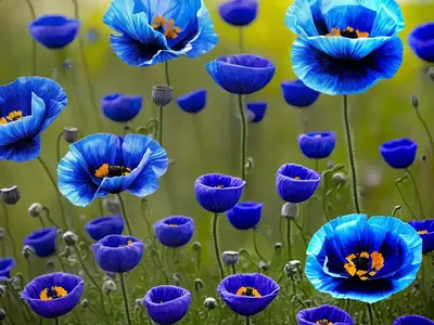Papaver Somniferum ‘Blue Moon’ (Opium Poppy)