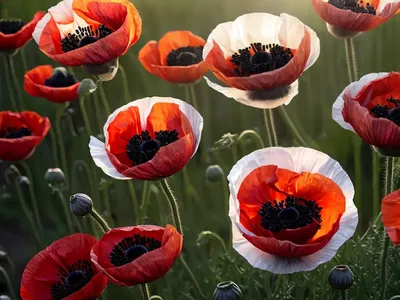 Papaver Somniferum ‘Drama Queen’ (Opium Poppy)
