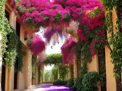 Paper-flower (Bougainvillea Glabra)