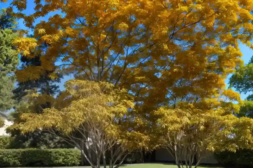 Paperbark maple (acer griseum)