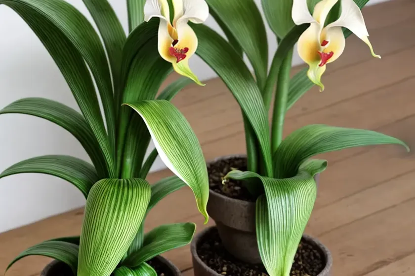 Paphiopedilum concolor (one colored paphiopedilum) — photo 2