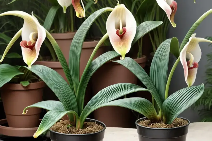 Paphiopedilum concolor (one colored paphiopedilum) — photo 3