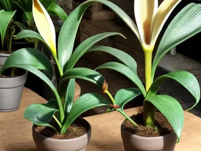 Paphiopedilum Concolor (One Colored Paphiopedilum)
