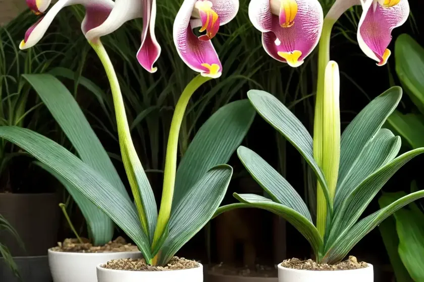 Paphiopedilum delenatii (venus slipper orchid)