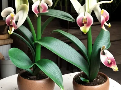 Paphiopedilum Malipoense (Jade Slipper Orchid)