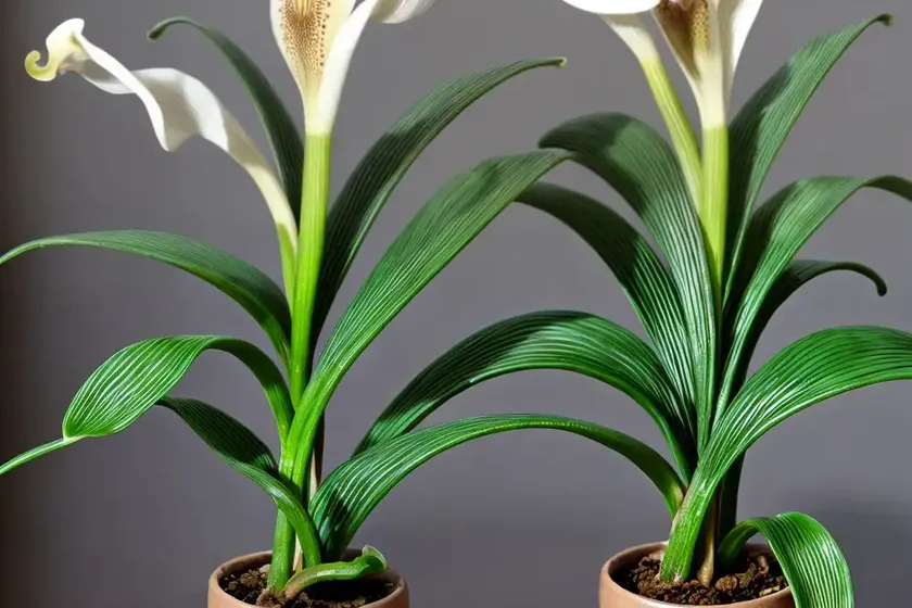Paphiopedilum micranthum (tiny flowered paphiopedilum) — photo 3