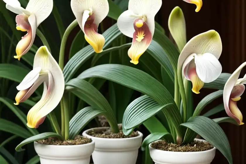 Paphiopedilum pinocchio gx (venus slipper orchid) — photo 3