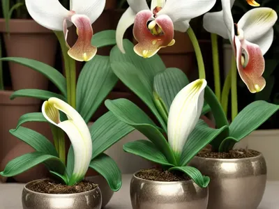 Paphiopedilum Pinocchio Gx (Venus Slipper Orchid)