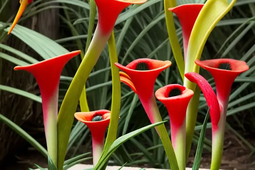 Parrot pitcherplant (sarracenia psittacina) — photo 3