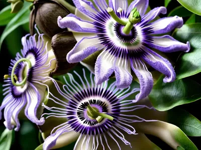 Passiflora Caerulea ‘Constance Eliott’ (Passion Flower)