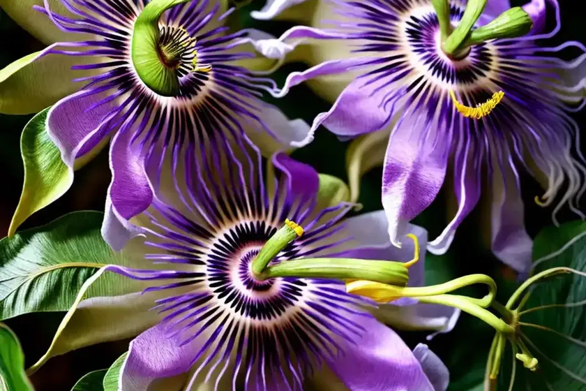 Passiflora ‘iridescence’ (passion flower) — photo 2