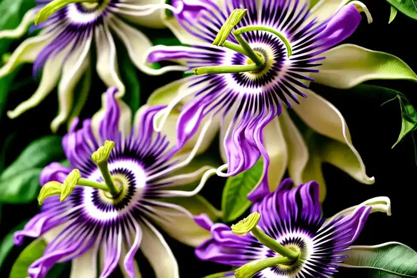 Passiflora ‘iridescence’ (passion flower) — photo 3