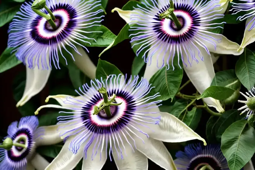 Passiflora ‘lady margaret’ (passion flower) — photo 2