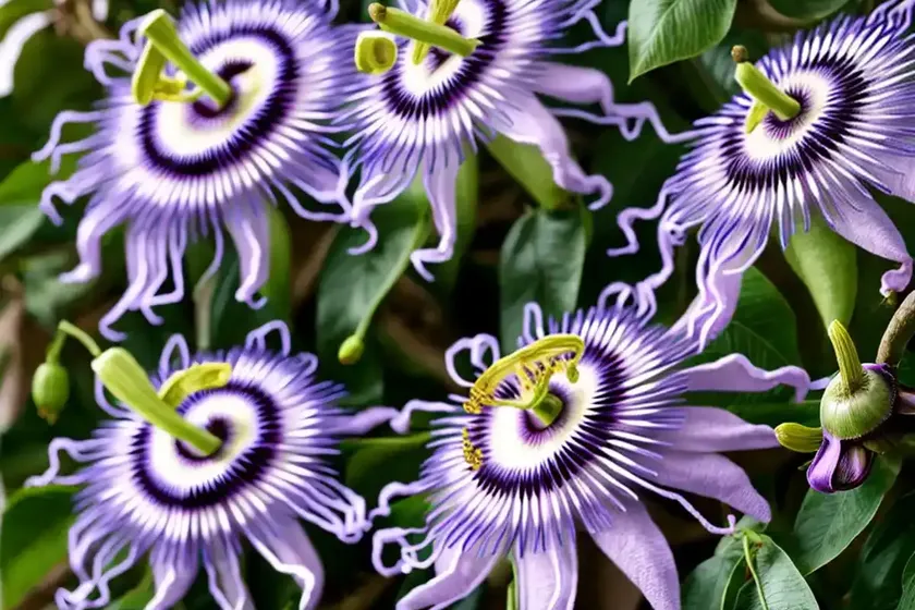 Passiflora ‘lady margaret’ (passion flower) — photo 3