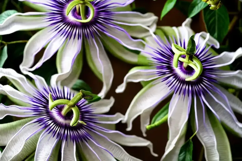 Passiflora ‘lady margaret’ (passion flower)