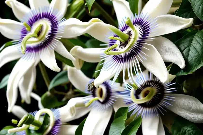 Passion Flower (Passiflora Incarnata ‘Alba’) — photo 3