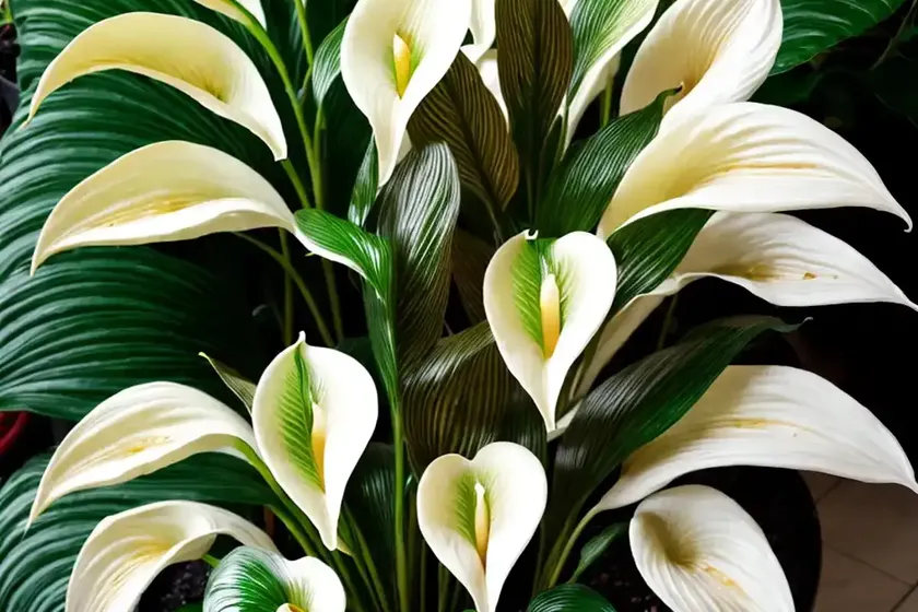 Peace lily (spathiphyllum (group) — photo 3