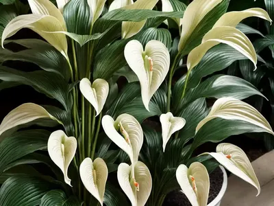 Peace Lily (Spathiphyllum (group)