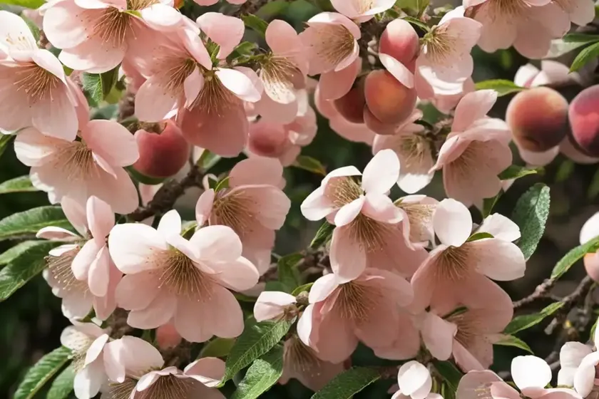 Peach (prunus persica ‘bonanza’) — photo 3