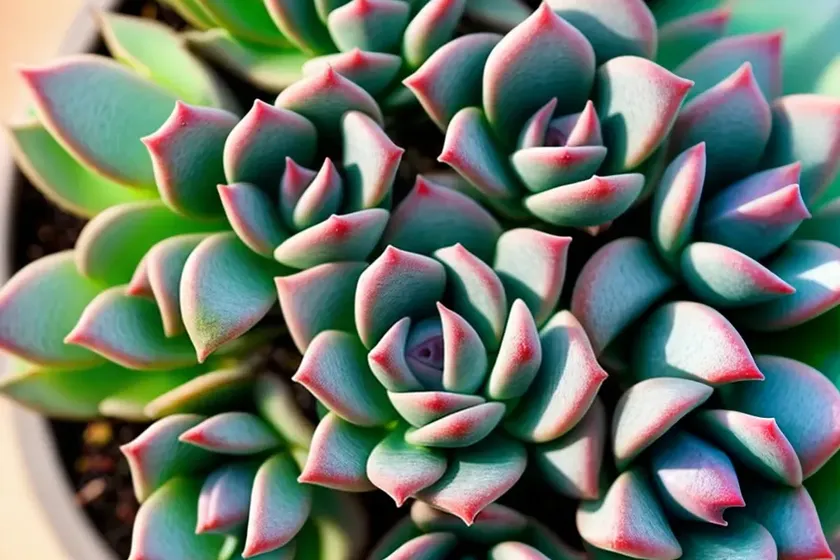 Peacock echeveria (echeveria peacockii)