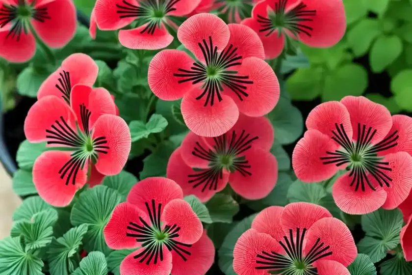 Pelargonium ‘black magic’ (pelargonium x hortorum) — photo 3