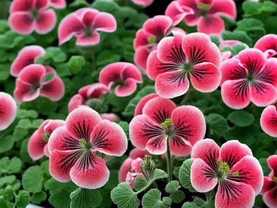Pelargonium ‘black Magic’ (Pelargonium X Hortorum)