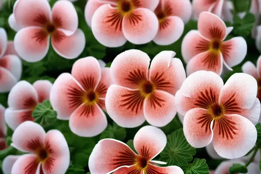 Pelargonium ‘henry weller’ (angel pelargonium) — photo 2