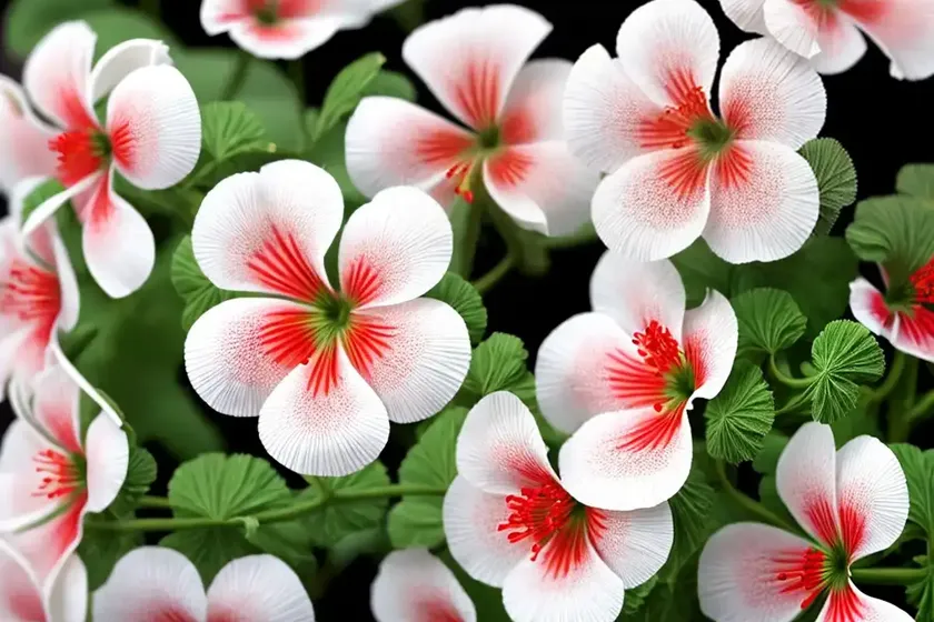 Pelargonium ‘henry weller’ (angel pelargonium) — photo 3