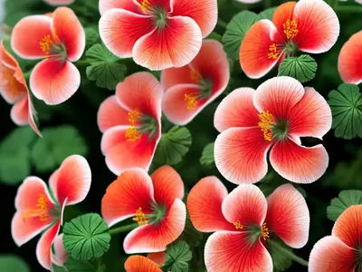 Pelargonium ‘Kimono’ (Regal Pelargonium)