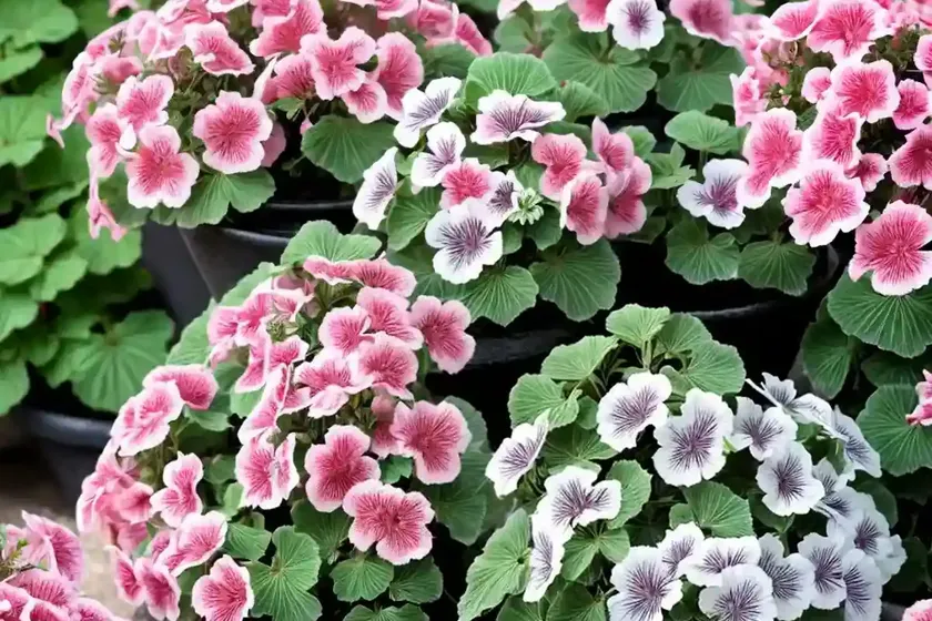 Pelargonium peltatum ‘cascade sofie’ (ivy geranium) — photo 2